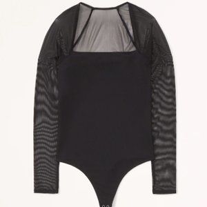 Abercrombie - Long Sleeve Mesh Bodysuit